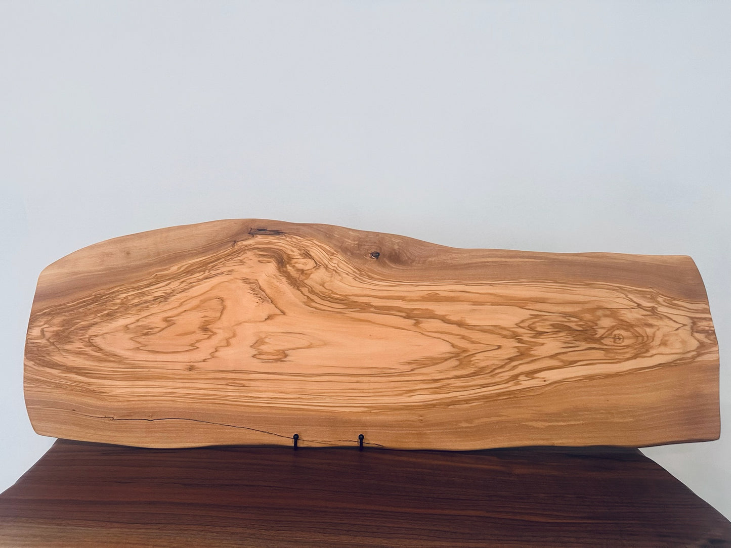 Olivewood Tray with Dock Cleat Handles
