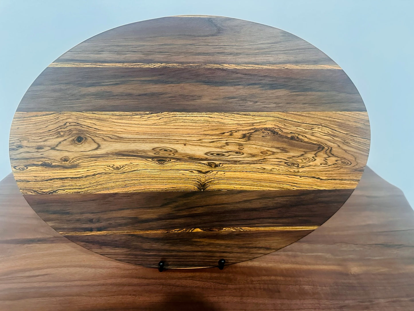 Exotic Bocote and Peruvian Walnut Tray