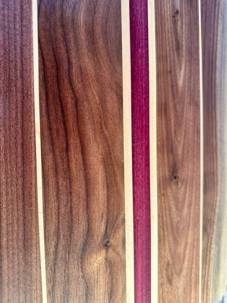 Walnut Maple and Purpleheart