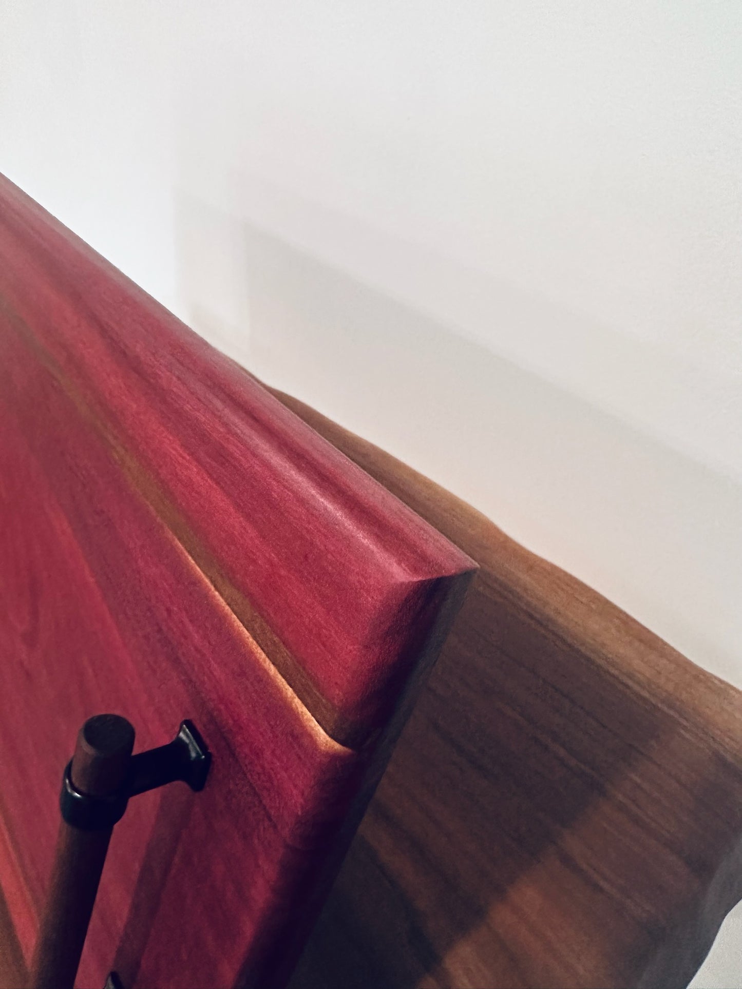Purpleheart Tray with Walnut Wood Handles