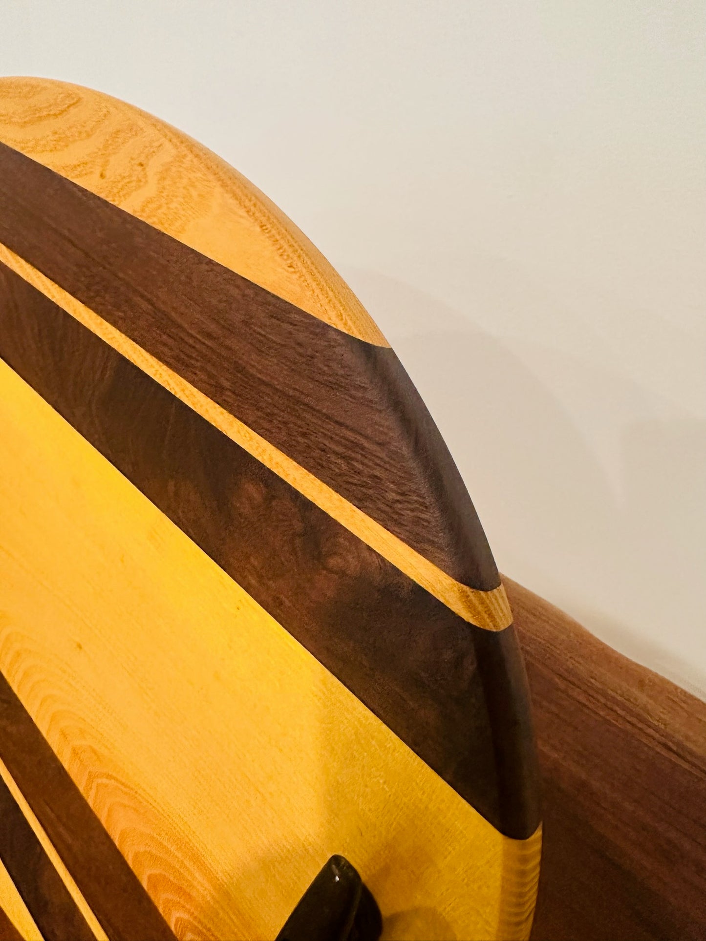 Osage Orange and Peruvian Walnut Tray w/ Dock Cleat Handles