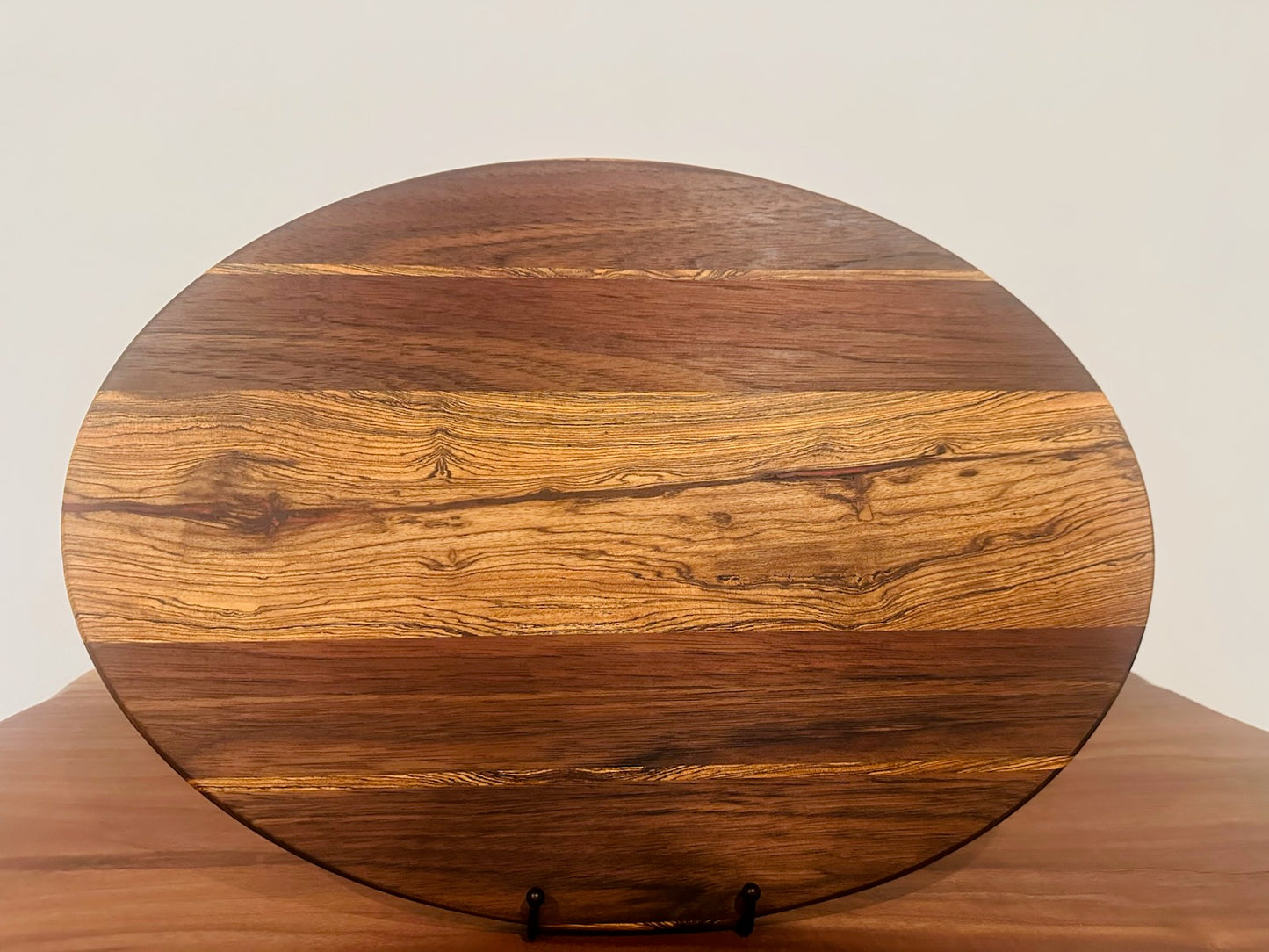 Exotic Bocote and Peruvian Walnut Tray