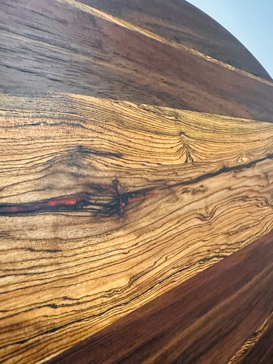 Exotic Bocote and Peruvian Walnut Tray