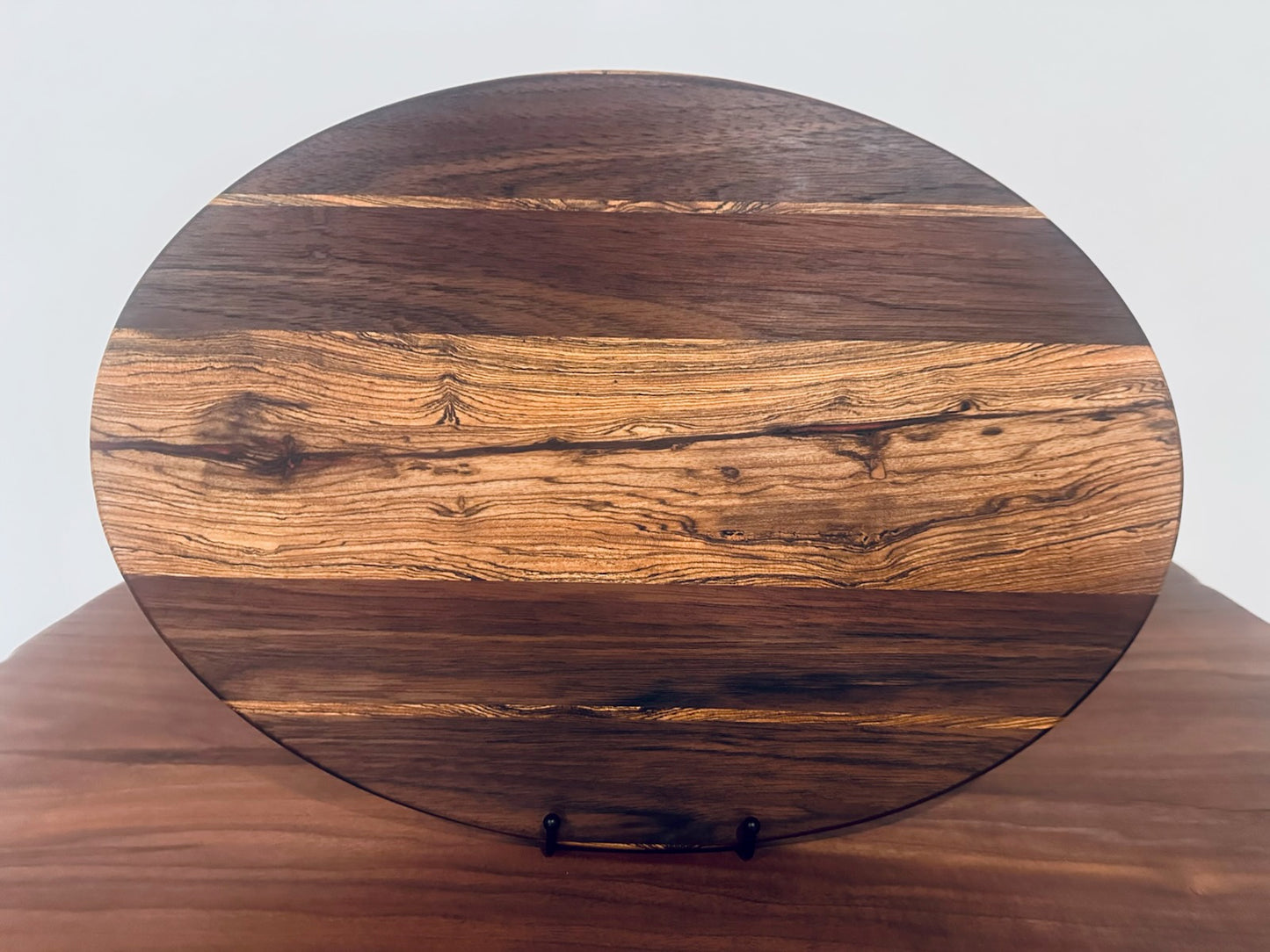 Exotic Bocote and Peruvian Walnut Tray