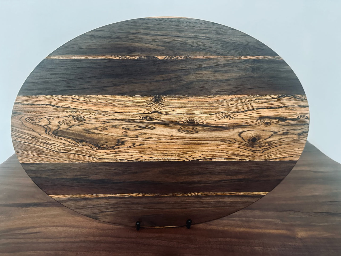 Exotic Bocote and Peruvian Walnut Tray