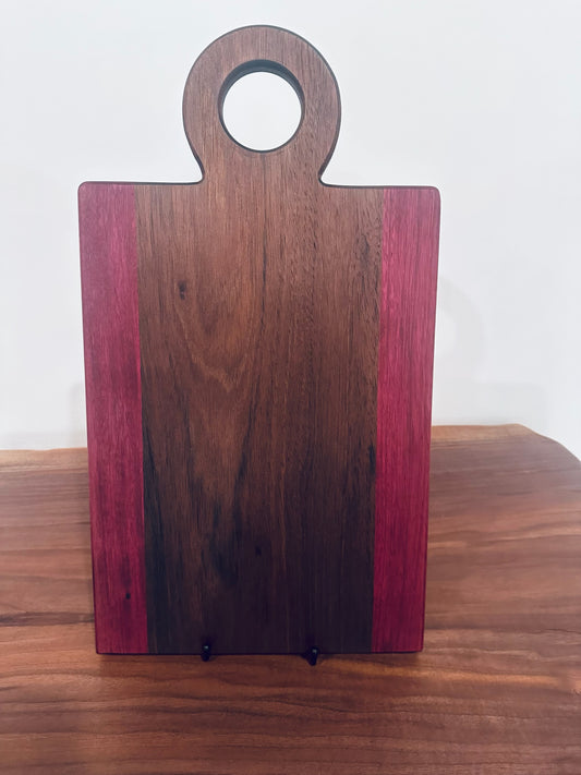 Peruvian Walnut and Purpleheart w/ Round Handle