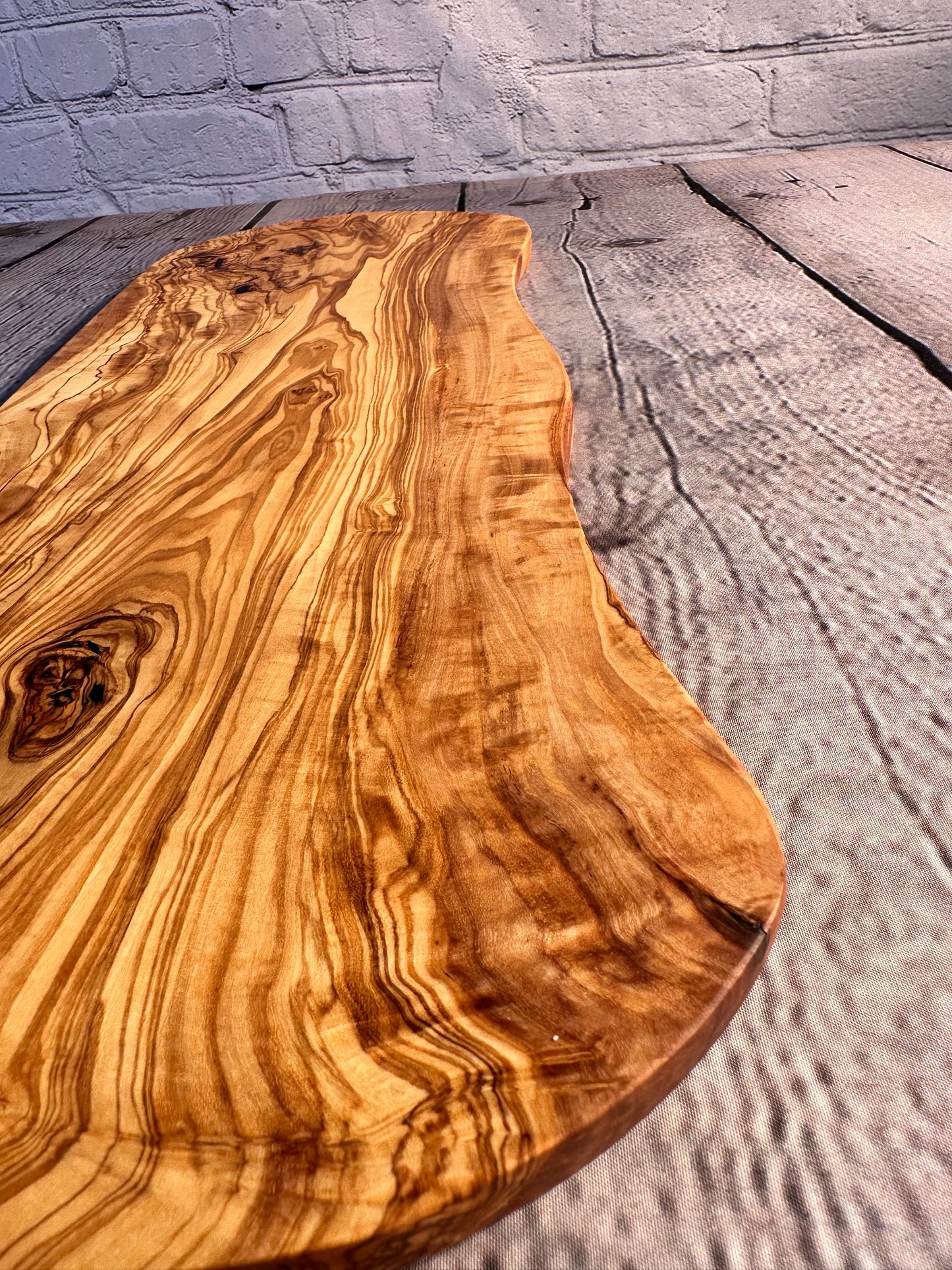 Striking Olive Wood Board