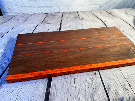 Walnut and Padauk Serving Tray